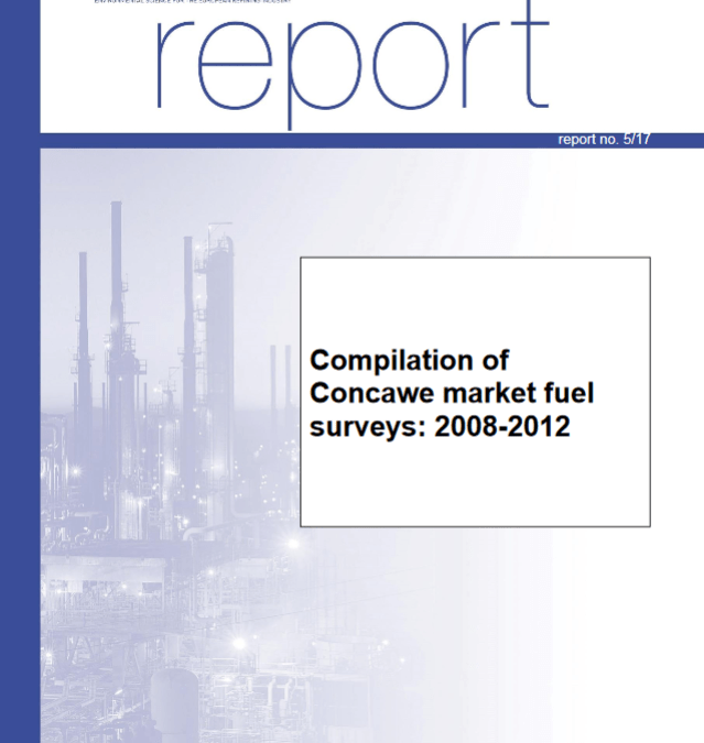 Compilation of Concawe market fuel surveys: 2008-2012