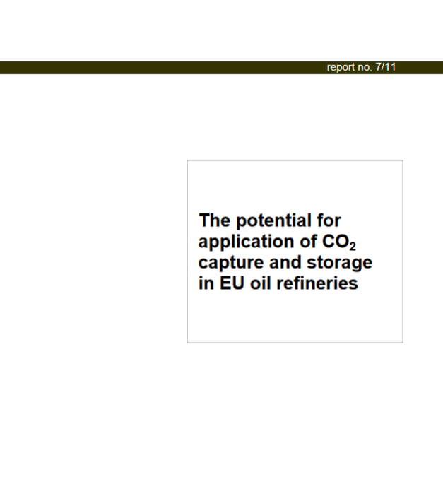 The potential for application of CO2 capture and storage in EU oil refineries