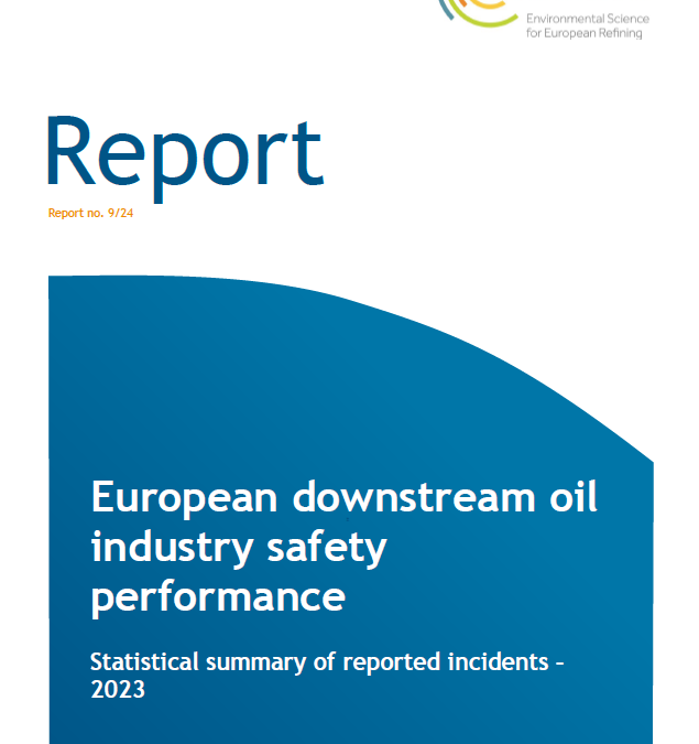 European downstream oil industry safety performance – Statistical summary of reported incidents, 2023