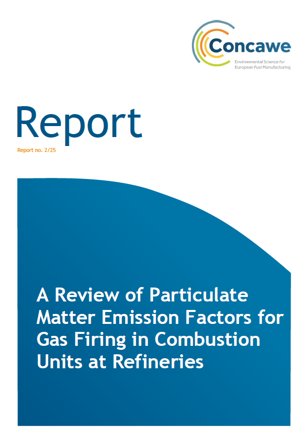 A Review of Particulate Matter Emission Factors for Gas Firing in Combustion Units at Refineries