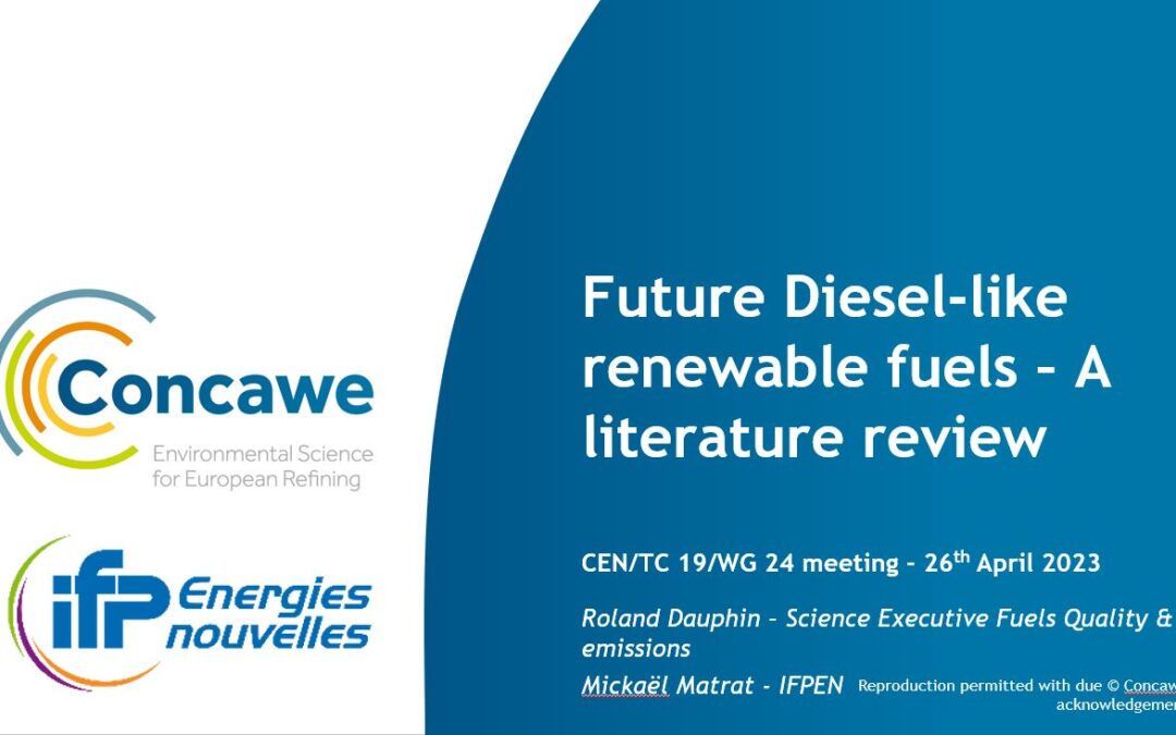 Future Renewable Diesel study overview